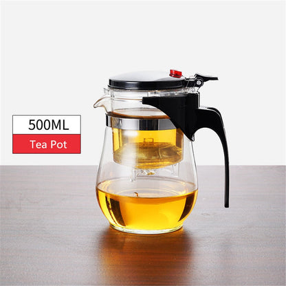 Durable Clear Glass Tea Infuser Teapot - Cofik