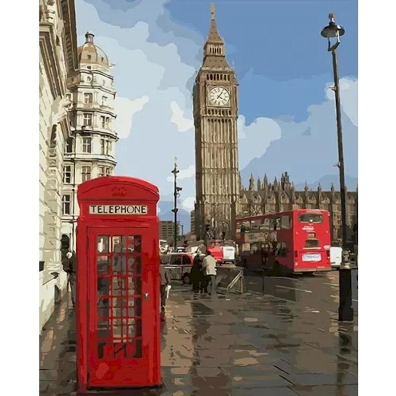 Colorful City Art Painting Kit