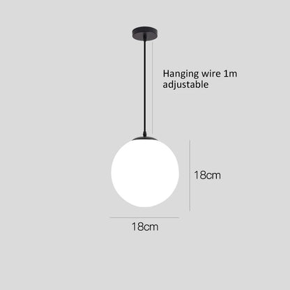 Luxury Glass Ball Chandelier Pendant Light