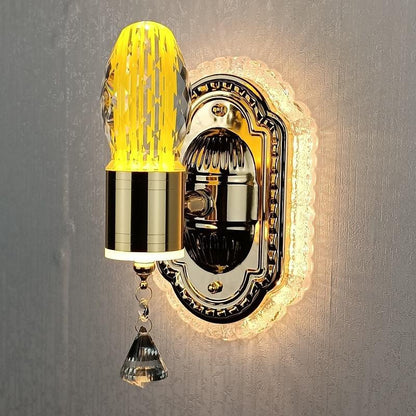 Luxurious Glass Bloom Adjustable Wall Light