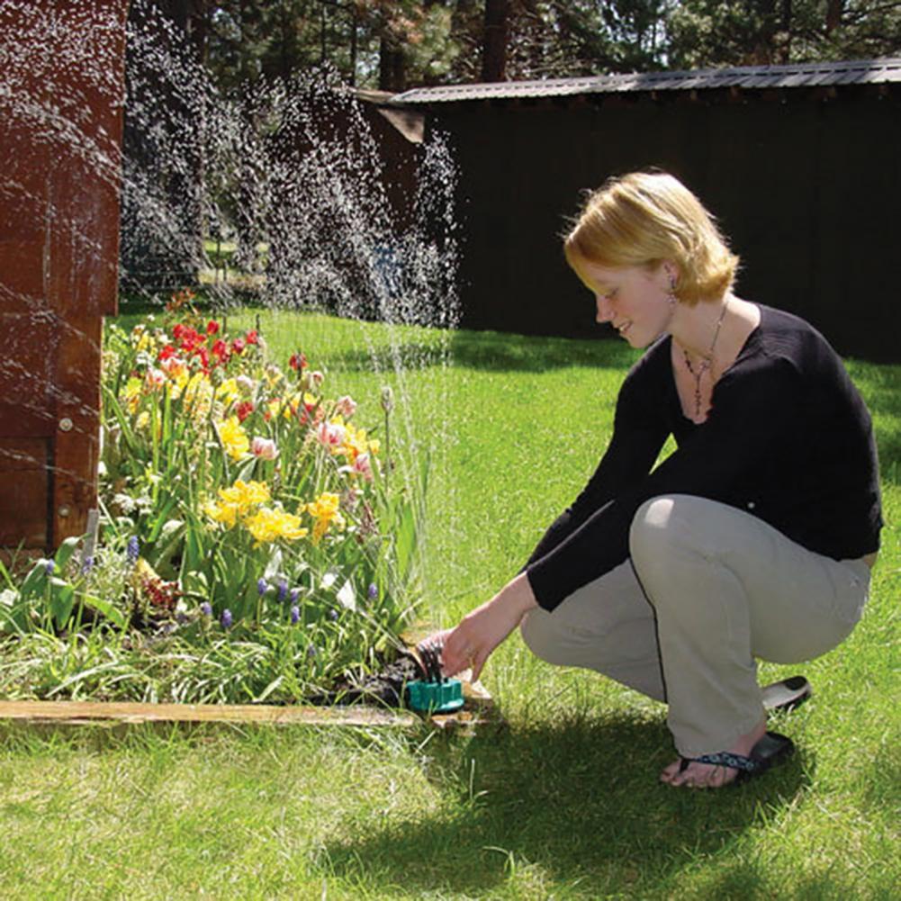 Easy 12-in-1 Lawn Watering System with Adjustable Sprayer