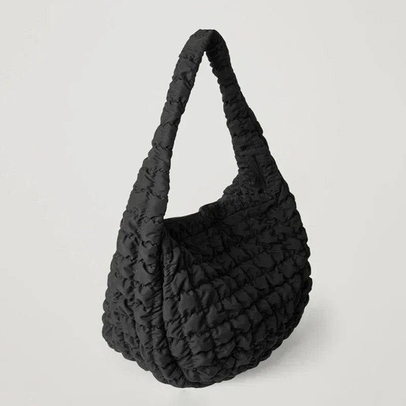 Large Crossbody Quilted Tote Bag