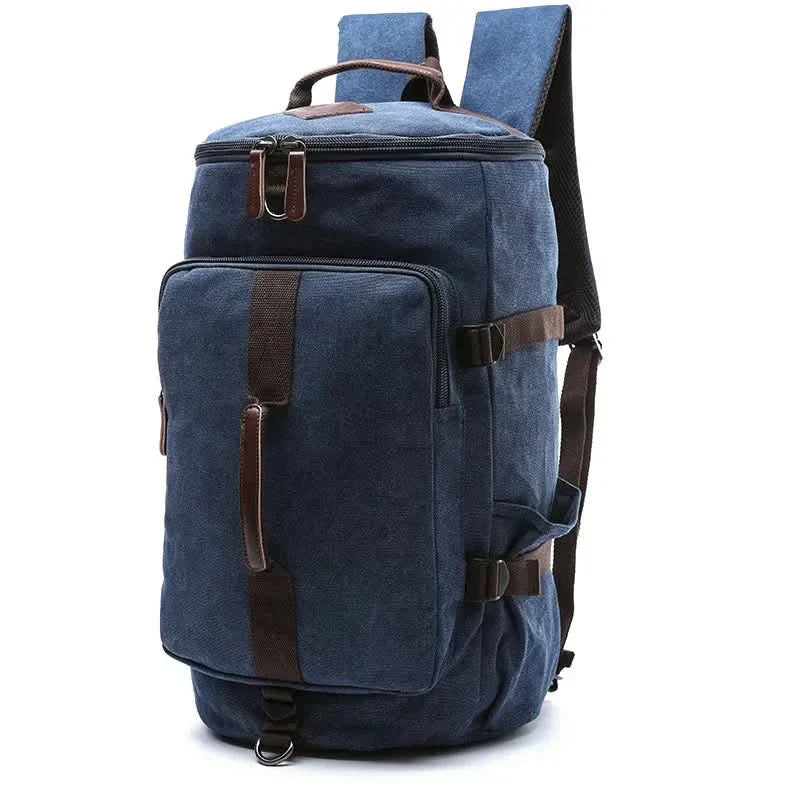 Versatile Men's Cotton Duffel Bag for Travel