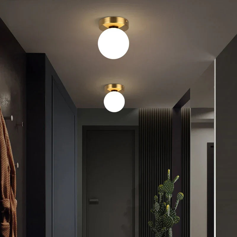 Simple Elegant Glass Pendant Light