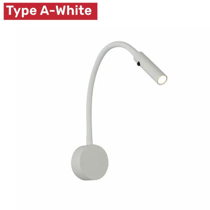 Slim LED Reading Wall Light with Adjustable Arm