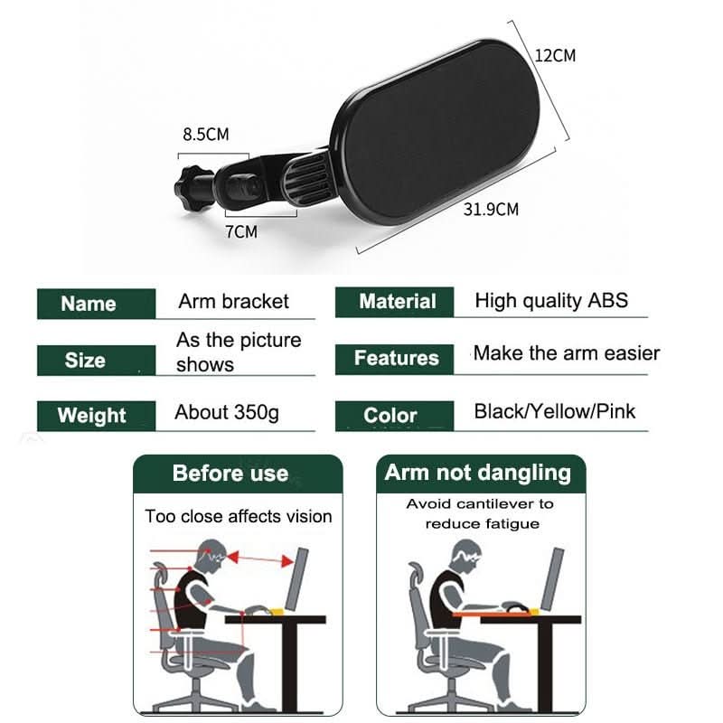 Ergonomic Swivel Chair Support for Back Pain Relief