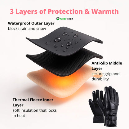 Warm Waterproof Insulated USB Gloves
