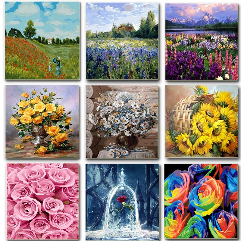 Colorful Flower Art Kit - Cofik