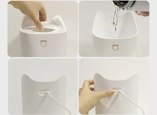 Compact Cool Mist Air Purifier with LED Light