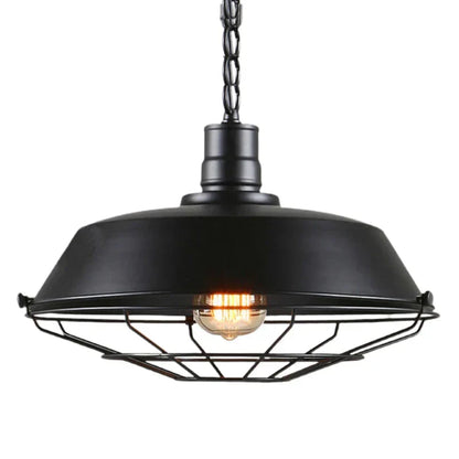 Rustic Metal Hanging Lamp