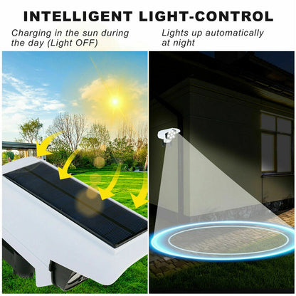 Outdoor Dummy Security Camera with LED Light