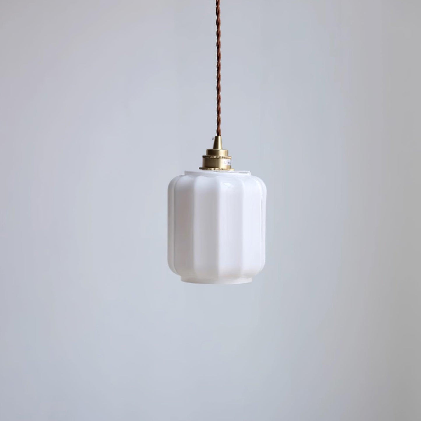 Stylish Glass Pendant Light White Ceiling Fixture