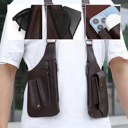 Secure Men's Travel Backpack with Extra Pockets