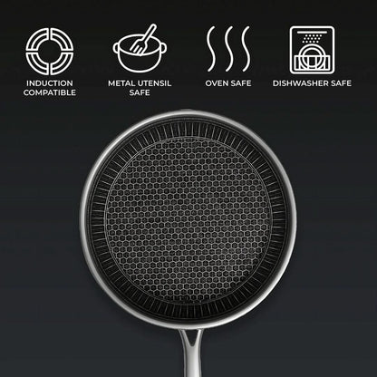 Premium Non Stick Frying Pan with Stainless Steel Base