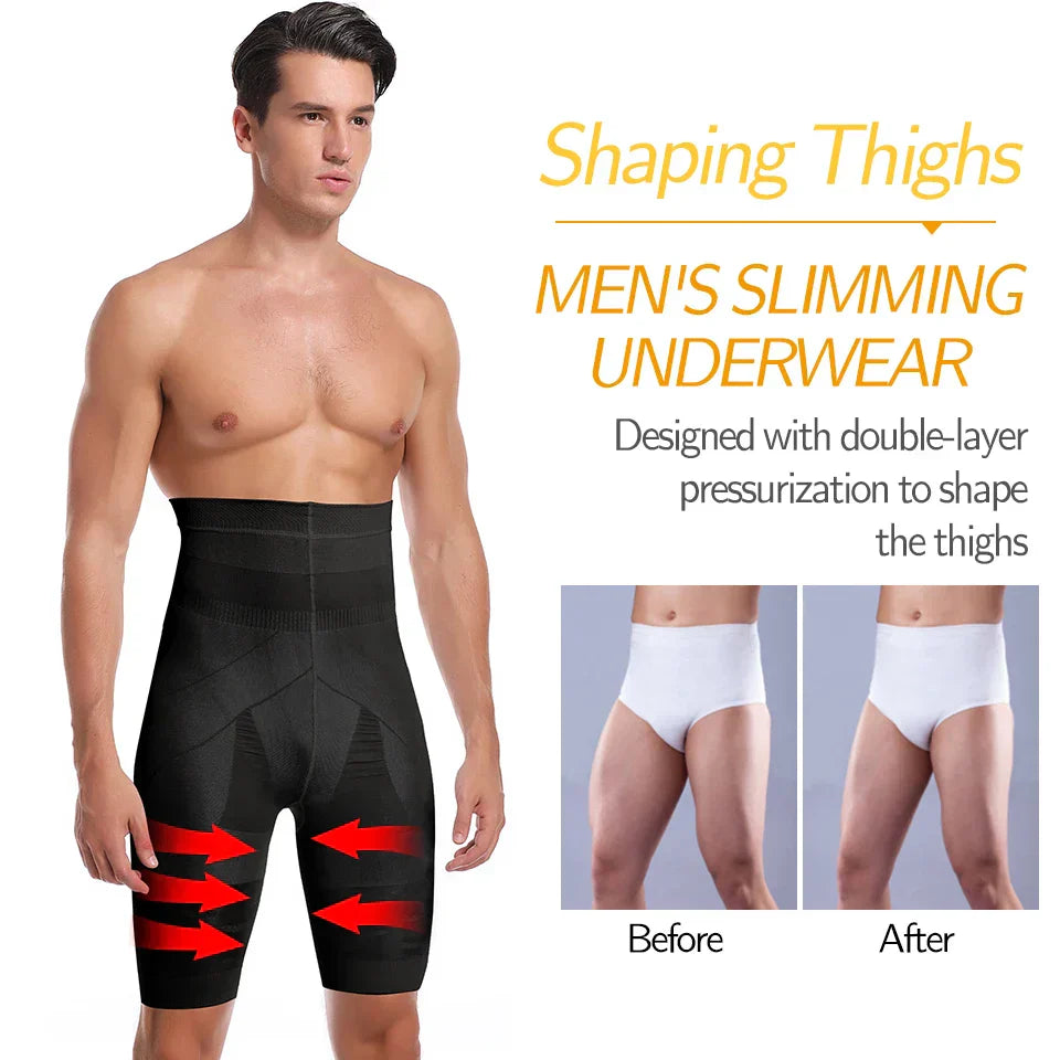 Slimming Men's High Waist Shapewear Briefs