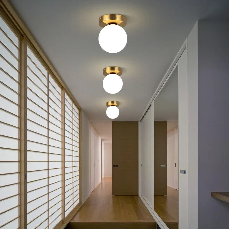 Simple Elegant Glass Pendant Light