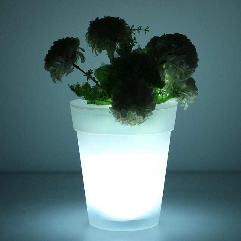 Eco Friendly Garden Pot with Solar Powered Lights