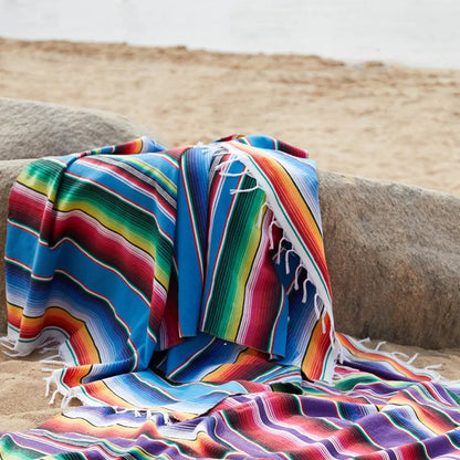 Colorful Southwestern Pattern Throw Blanket