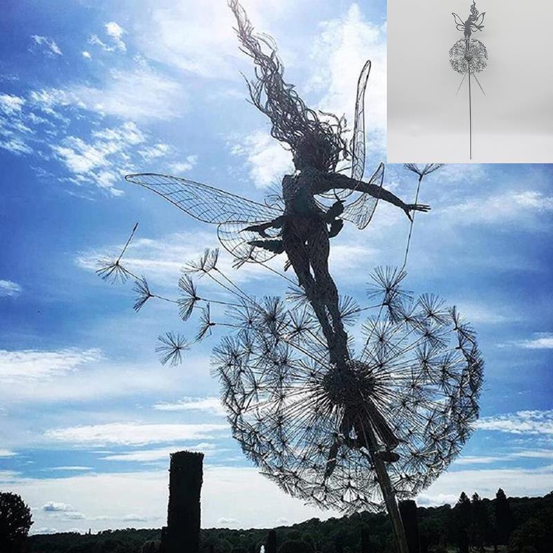 Whimsical Fairy Garden Statue Outdoor Decoration
