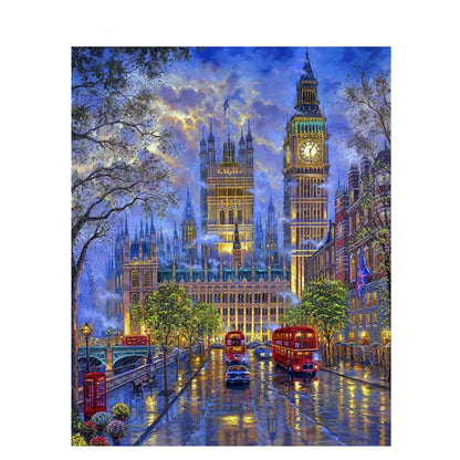 Colorful City Art Painting Kit
