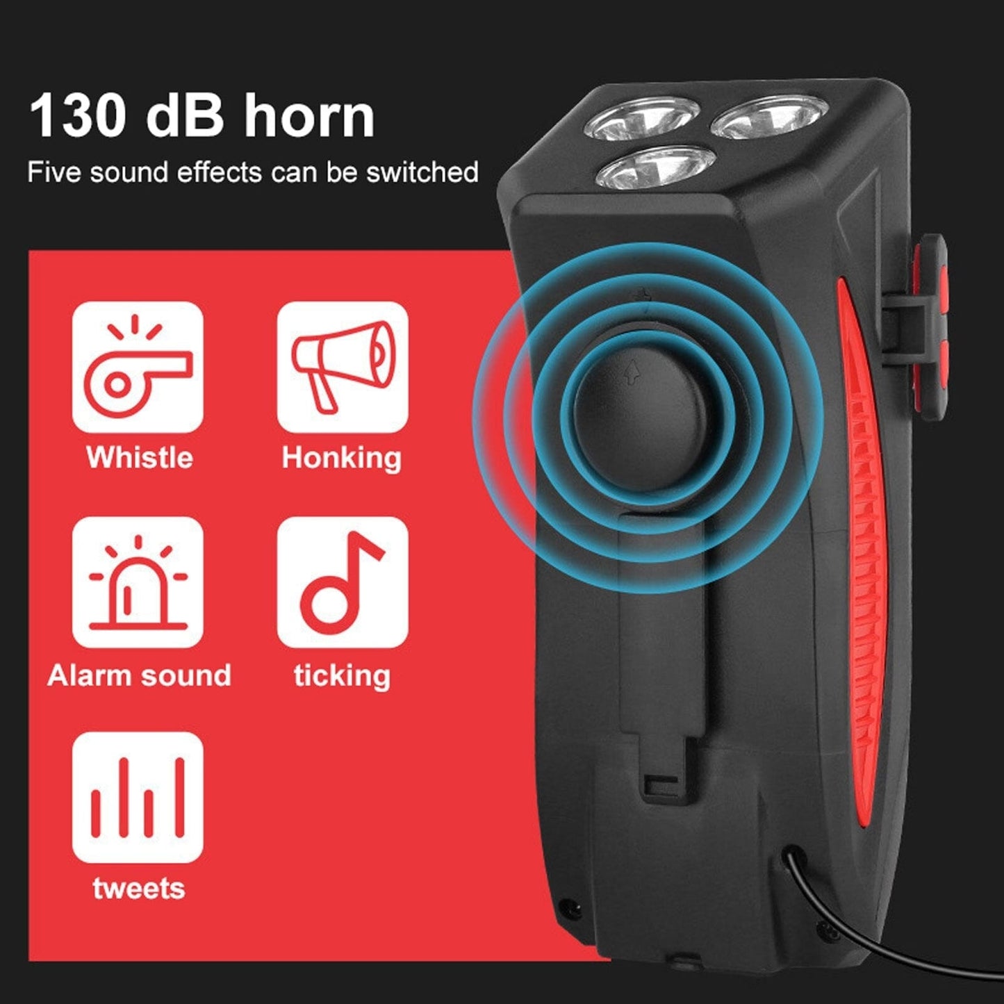Rechargeable Bike Light Power Bank Combo
