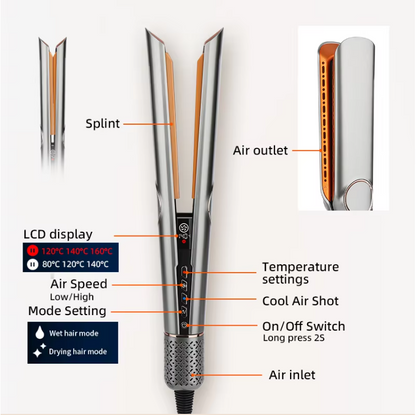 Dual Function Hair Dryer Straightener