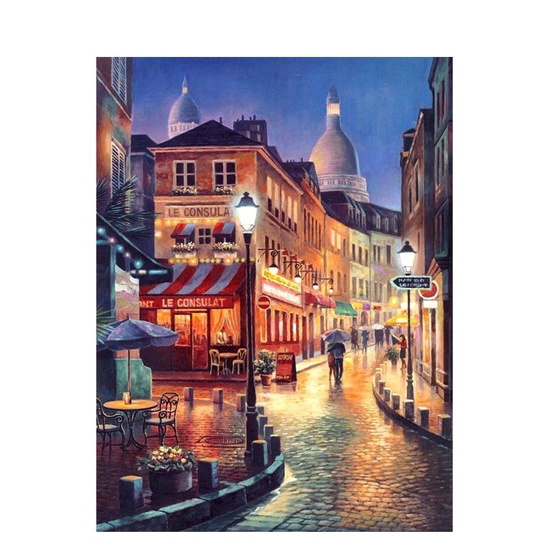 Colorful City Art Painting Kit