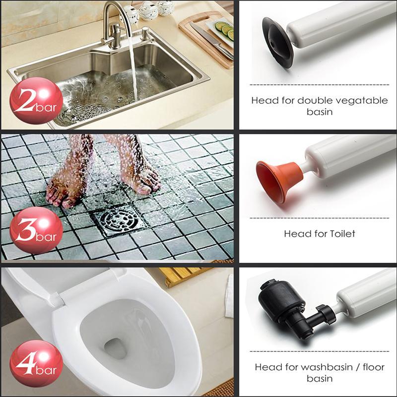 Powerful Air Blow Gun Drain Cleaner Tool