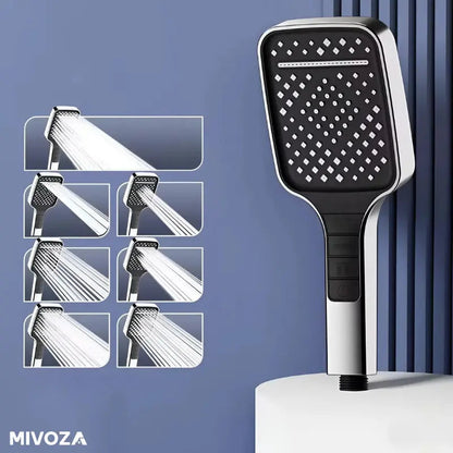 Powerful Shower Head with 7 Settings and Pause Button - Cofik