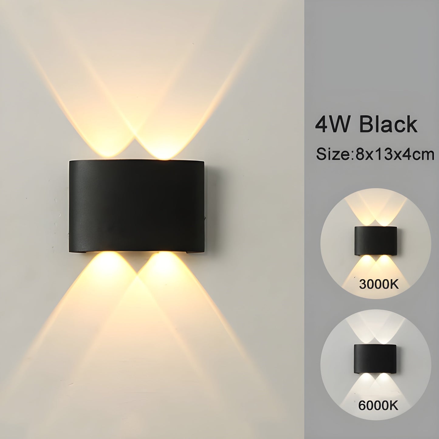 Bright Outdoor Indoor LED Wall Lights