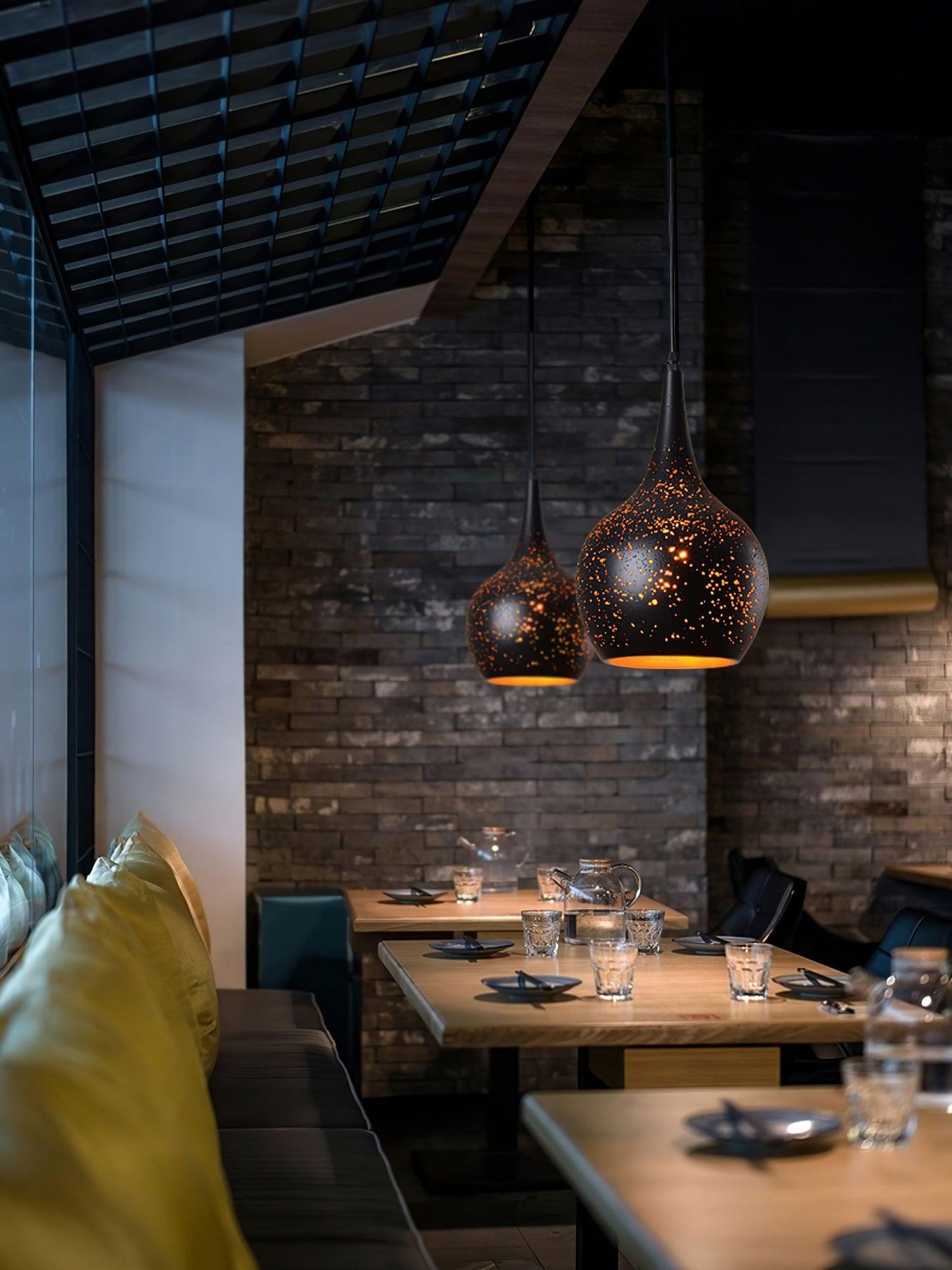 Metal Commercial Pendant Ceiling Light Fixture