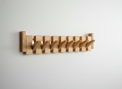 Stylish Wooden Entryway Coat Rack