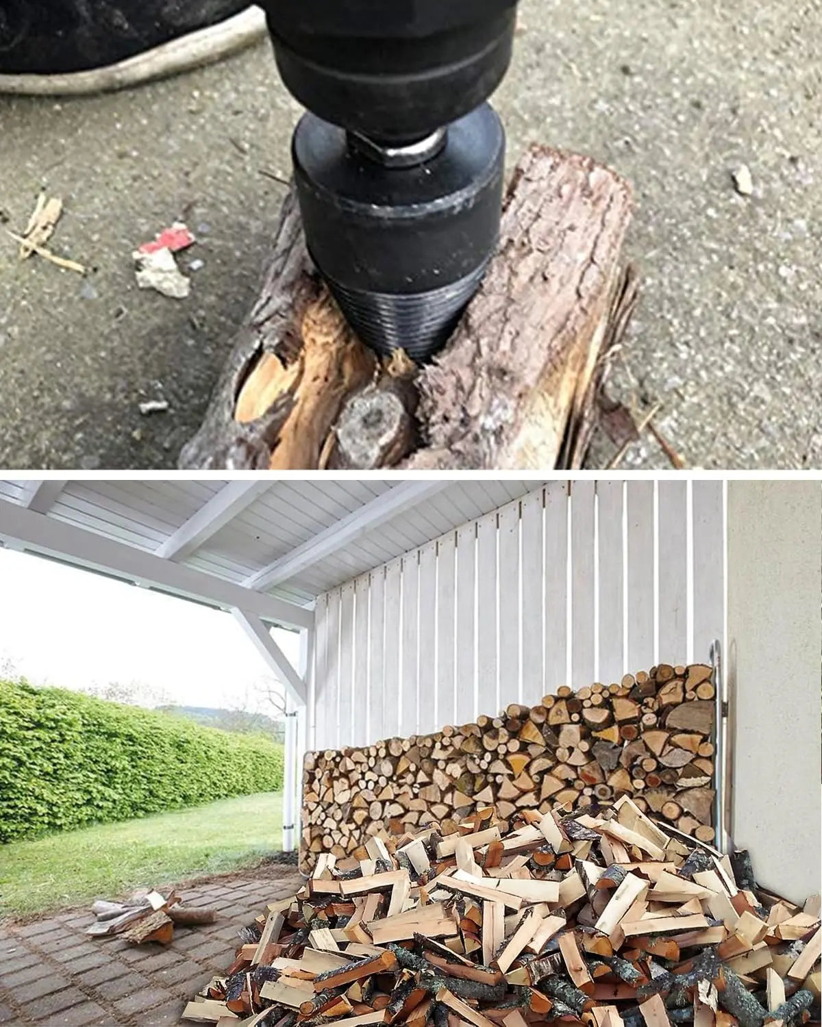 Efficient Wood Splitter Drill Bit Set