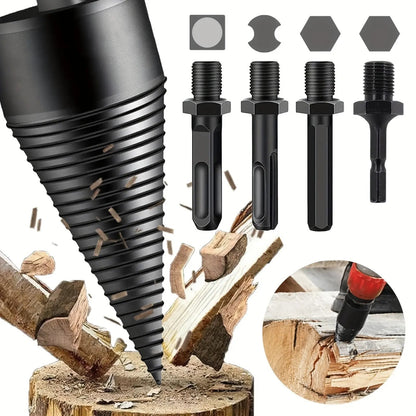 Efficient Wood Splitter Drill Bit Set