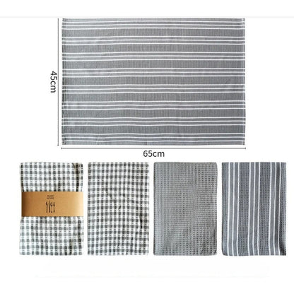 Absorbent Cotton Kitchen Towel Set