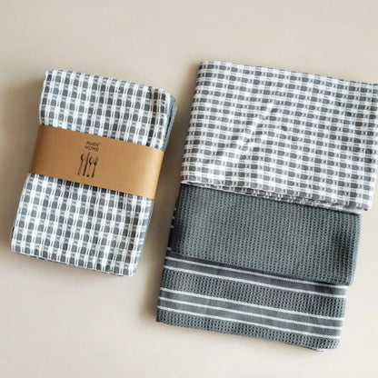 Absorbent Cotton Kitchen Towel Set