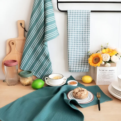 Absorbent Cotton Kitchen Towel Set
