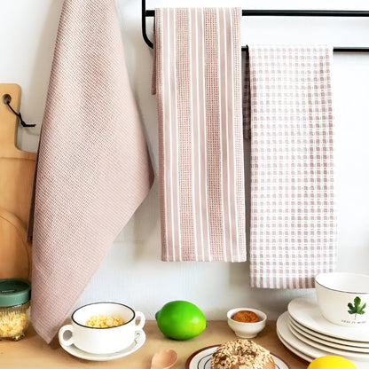 Absorbent Cotton Kitchen Towel Set