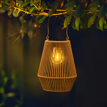 Eco Friendly Bamboo Solar Powered Lamp