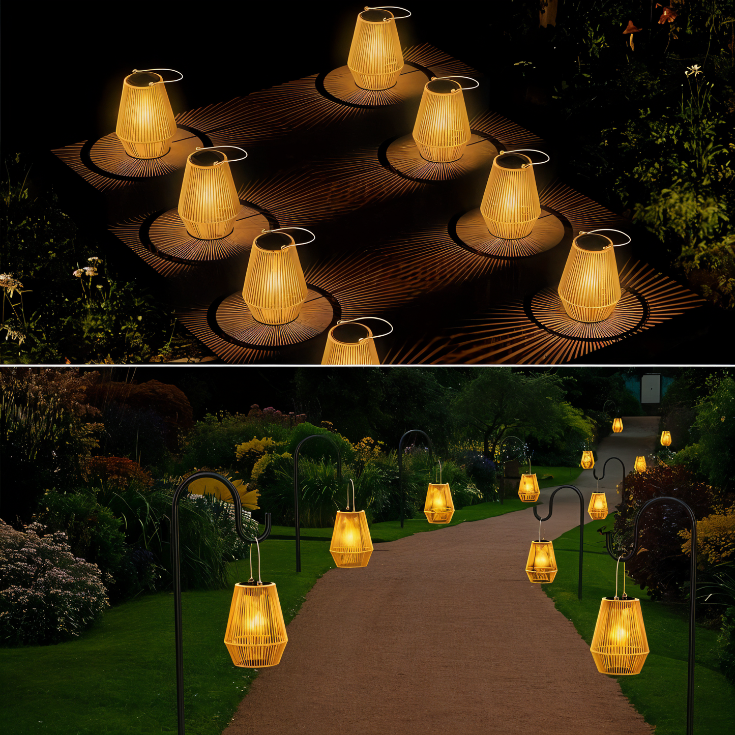 Eco Friendly Bamboo Solar Powered Lamp