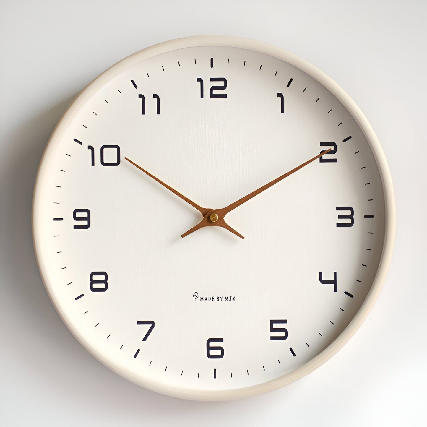 Simple Wooden Wall Clock for Home and Office