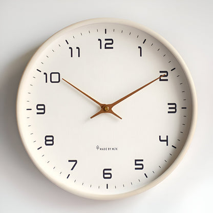 Simple Wooden Wall Clock for Home and Office