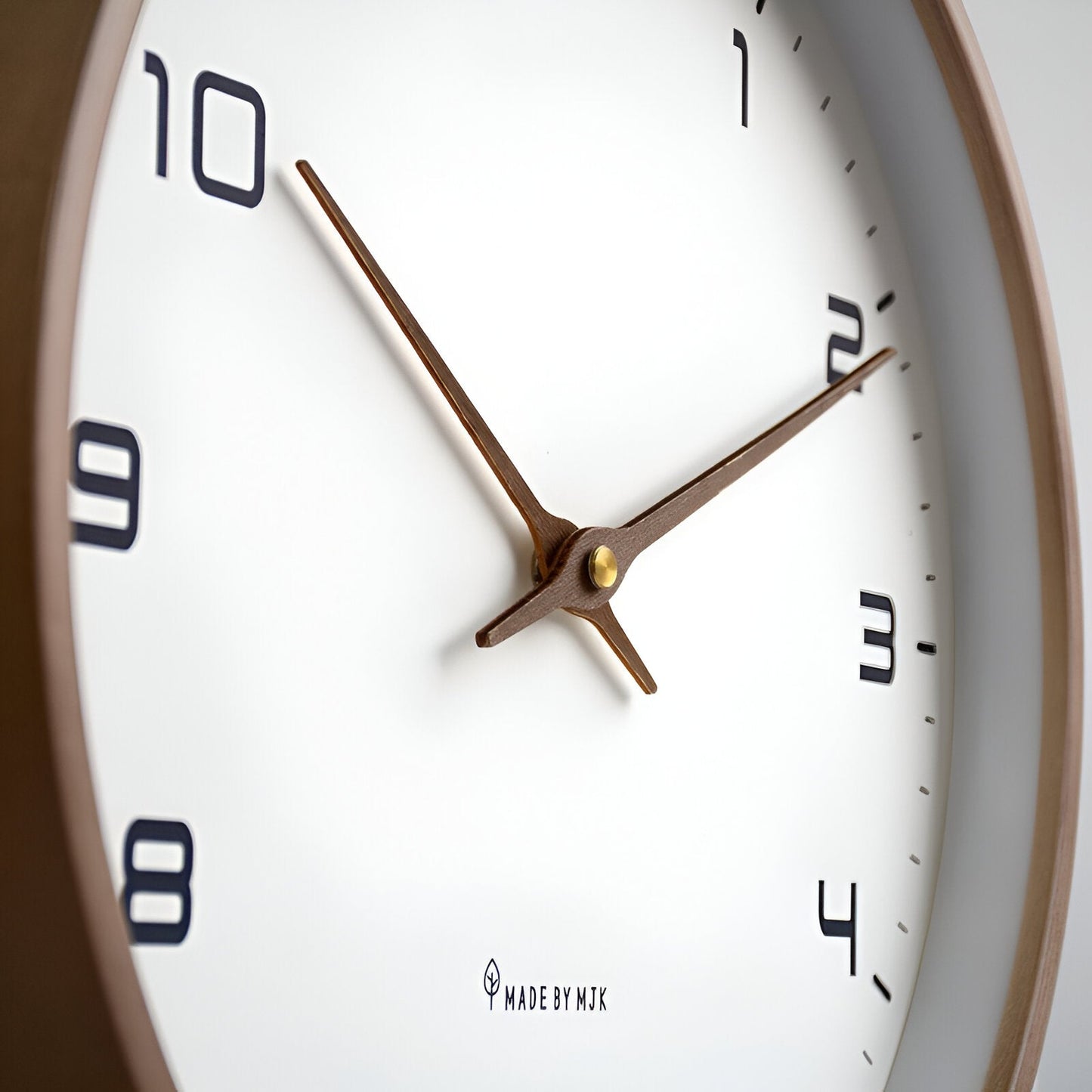 Simple Wooden Wall Clock for Home and Office