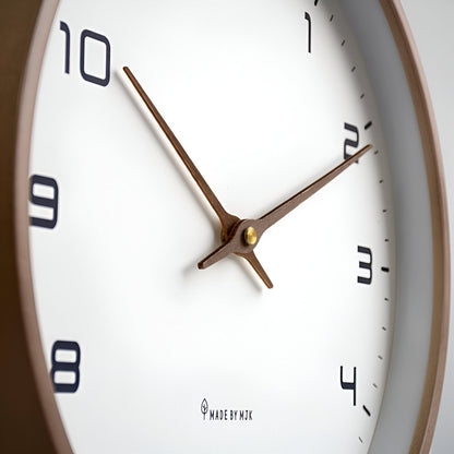 Simple Wooden Wall Clock for Home and Office