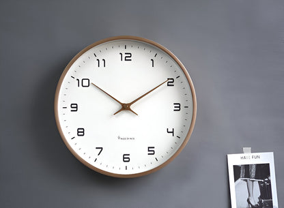 Simple Wooden Wall Clock for Home and Office