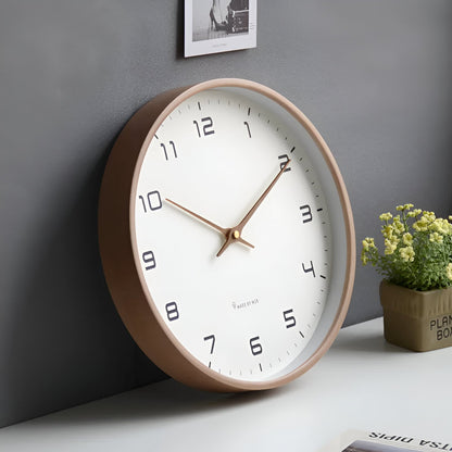 Simple Wooden Wall Clock for Home and Office - Cofik