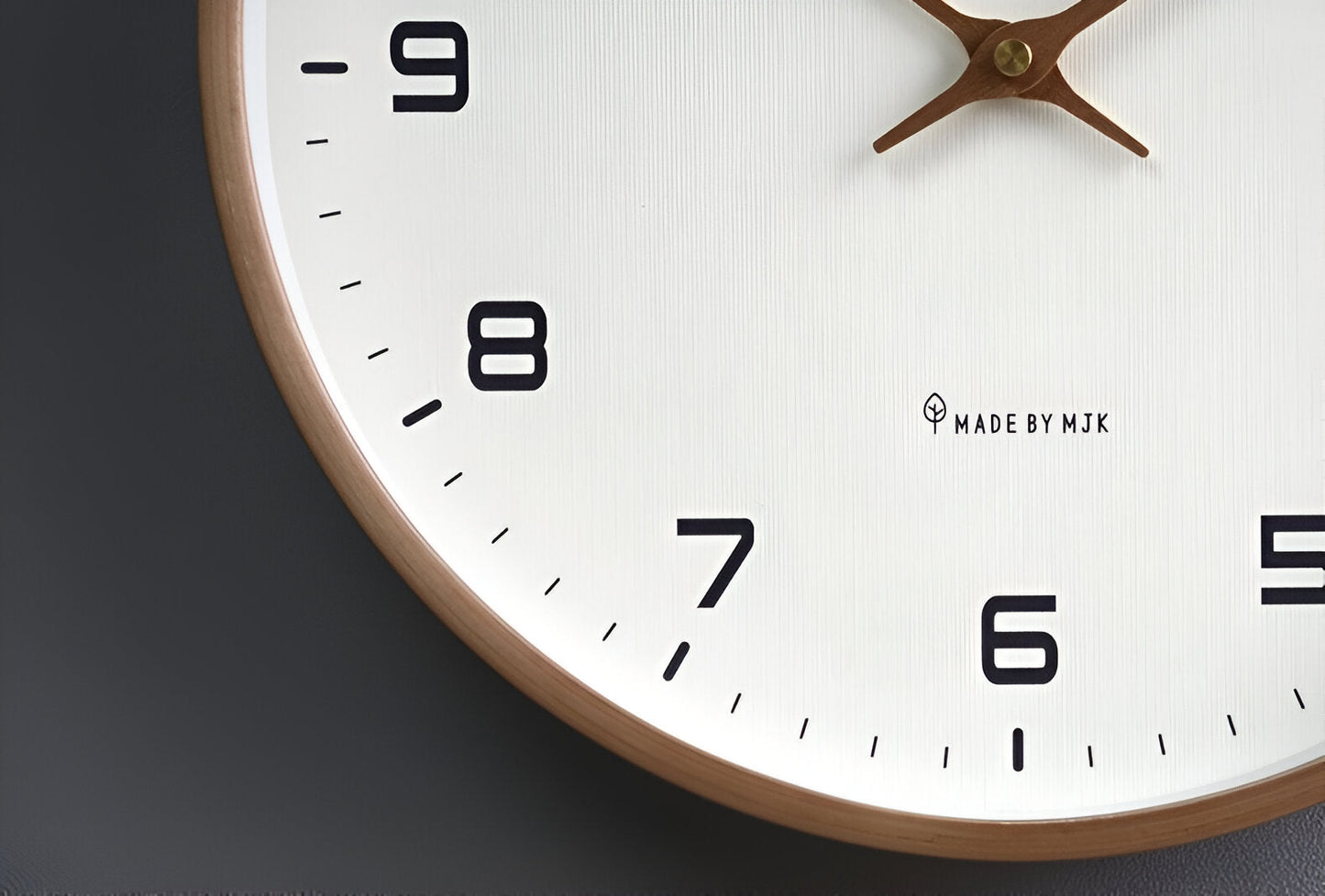 Simple Wooden Wall Clock for Home and Office