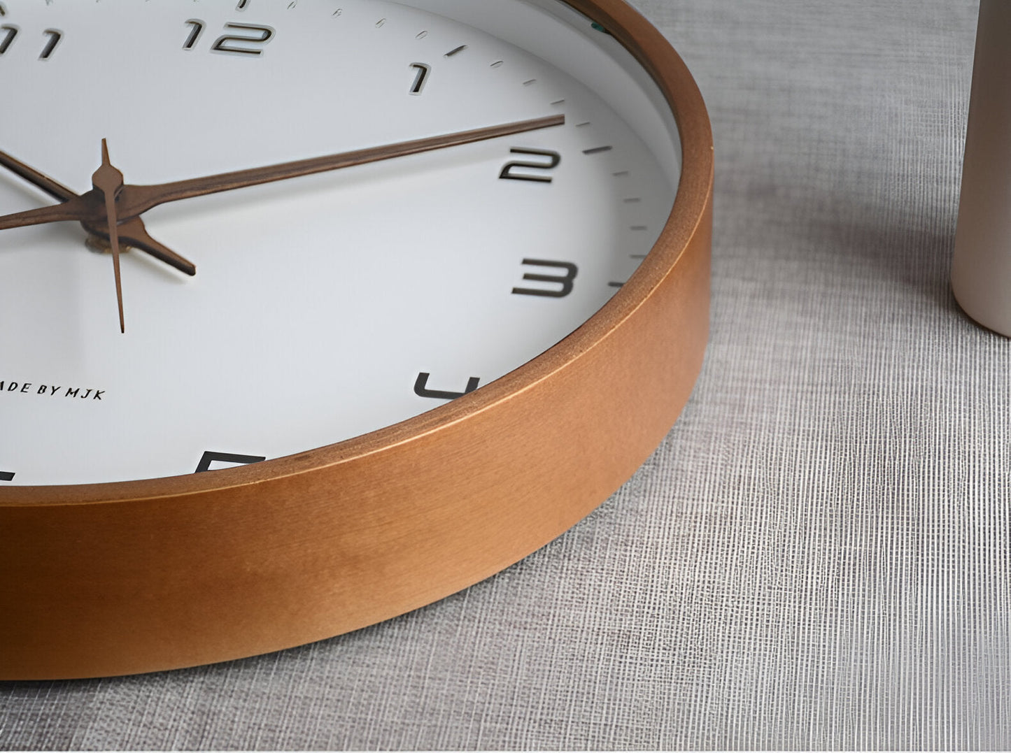 Simple Wooden Wall Clock for Home and Office