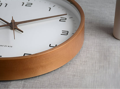 Simple Wooden Wall Clock for Home and Office