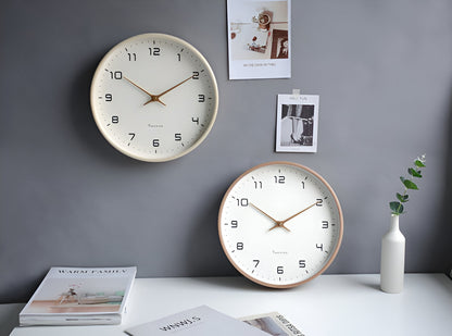 Simple Wooden Wall Clock for Home and Office